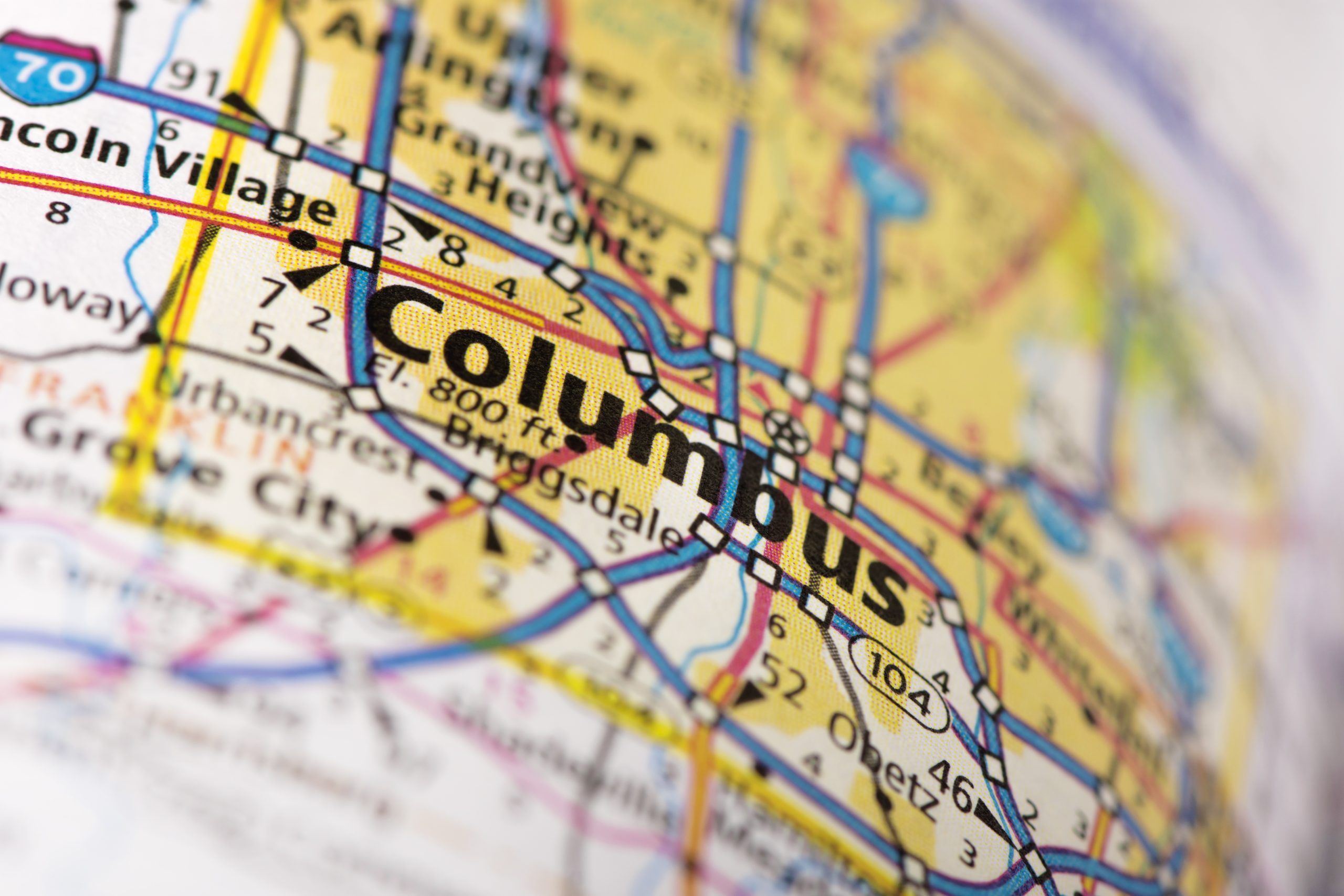 Columbus, Ohio Map